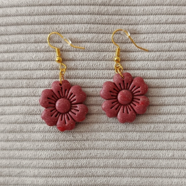 Boucles d'oreilles "Fleur"