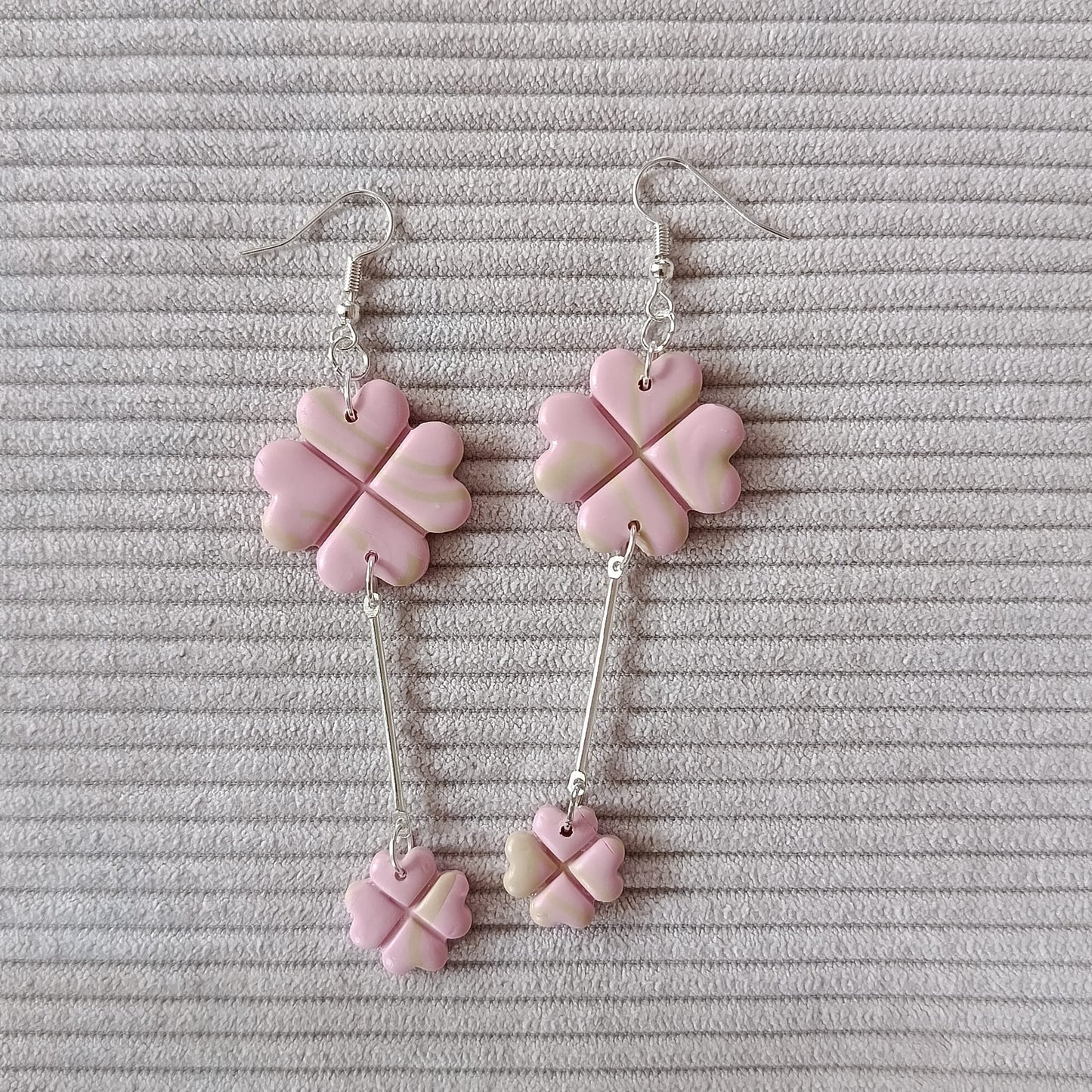 Boucles d'oreilles "Trèfles à 4 feuilles"