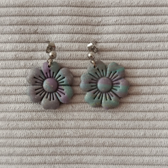 Boucles d'oreilles "Fleur"