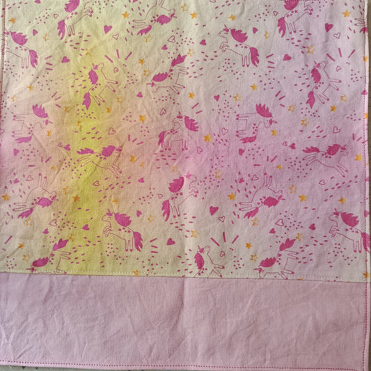 Serviette de table licornes 30*30 cm à personnalisée