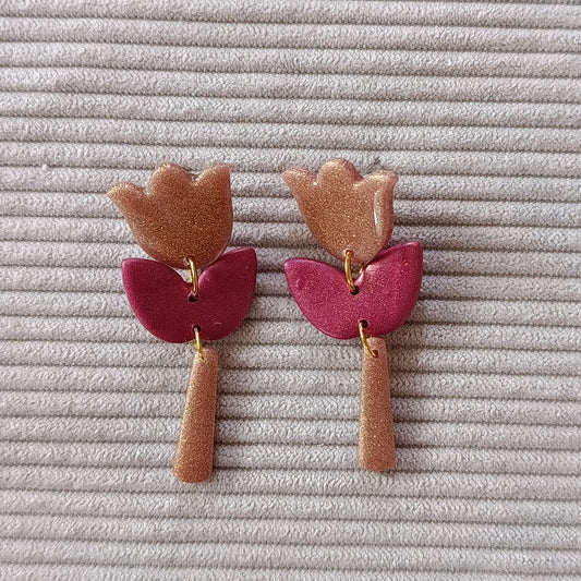 Boucles d'oreilles "Ambre"