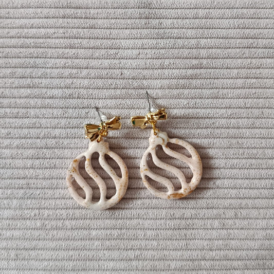 Boucles d'oreilles "Boules de Noël"