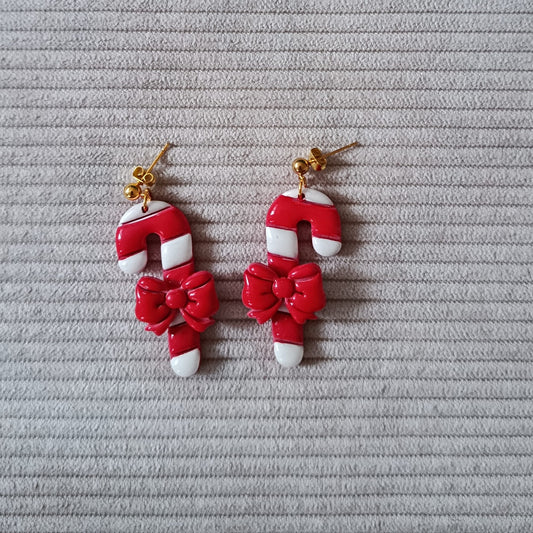 Boucles d'oreilles "Sucre d'orge"