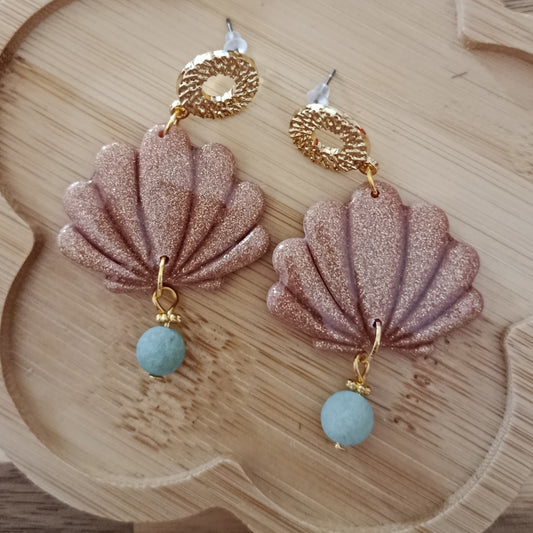 Boucles d'oreilles "coquillages"